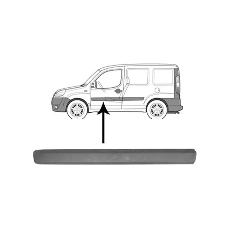 Vedd meg most Fiat Doblo oldalsó díszléc 2006-
