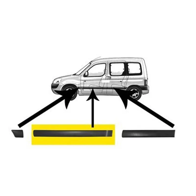 Szuper akció Peugeot Partner oldalsó díszléc 1996-